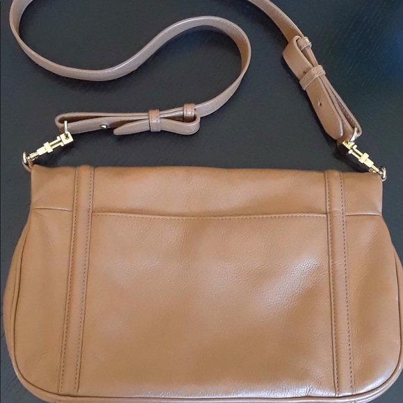 Authentic Tory Burch Tan Amanda crossbody Flap bag - Picture 4 of 8
